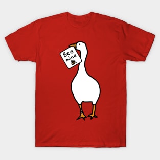 White Goose says Bee Mine this Valentines Day T-Shirt